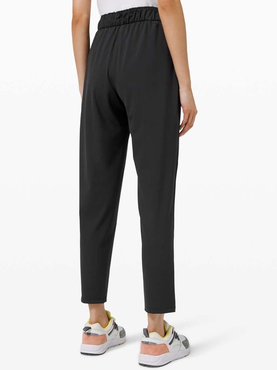 Lululemon Keep Moving Pant High Rise Straight Athletic Black Sz 6 - Picture 2 of 10